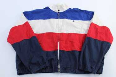 90's Polo by Ralph Lauren Striped Colorblock Jack… - image 1