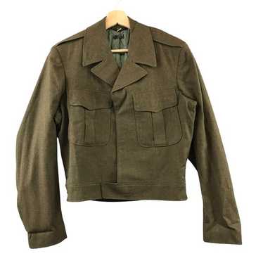 Rare Vintage 60's 1969 Norweigan/Dutch Army Green Ike Jacket