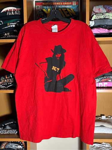 JET Vintage Band Tee Music T-shirt Worn Torn Distress… - Gem