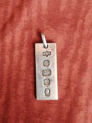Silver pendant ingot 925 - Gem