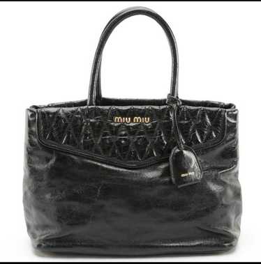 Miu Miu Matelasse Tote Bag - Gem