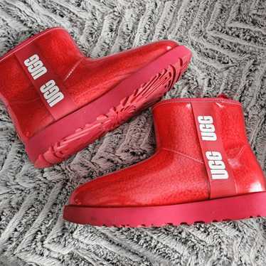 UGG W CLASSIC CLEAR MINI 8 オレンジ赤 UGG W CLASSIC CLEAR MINI 8 オレンジ赤 UGG Australia アグ