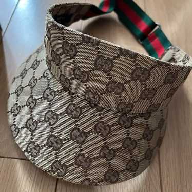 GUCCI GGパターン サンバイザー Sサイズ Gucci sun visor gg - Gem