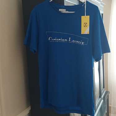 M. Christian Lacroix スリムショートTシャツ M. Christian Lacroix 蘭モチーフ セーター（≪人気≫トロピカル
