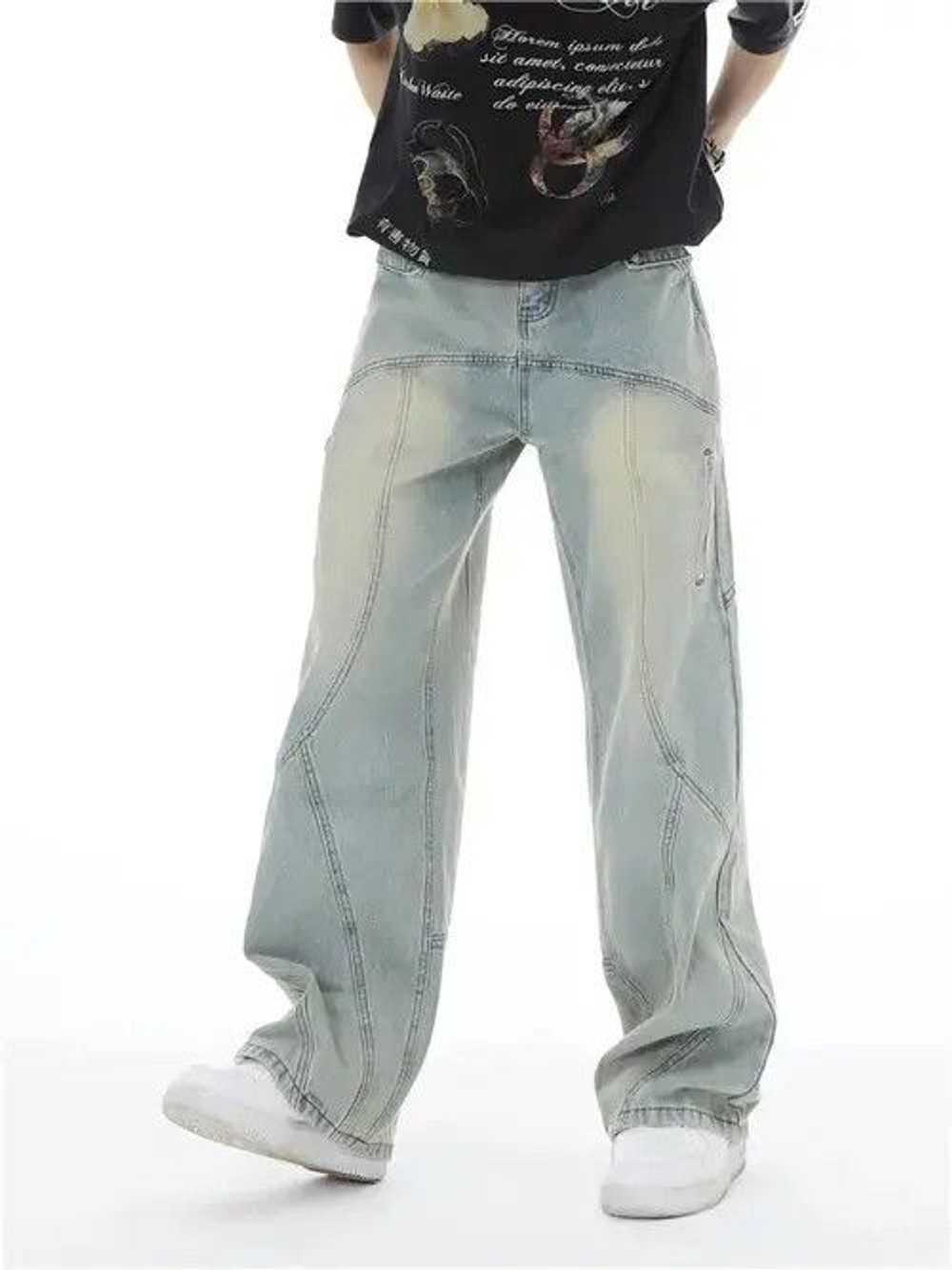 Designer × Japanese Brand × Jean Y2K Topstitched … - image 2