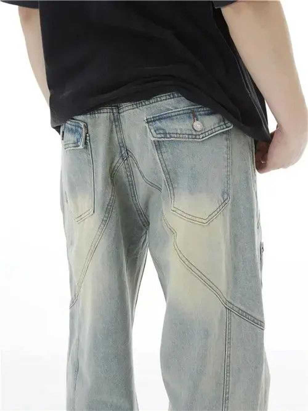 Designer × Japanese Brand × Jean Y2K Topstitched … - image 4
