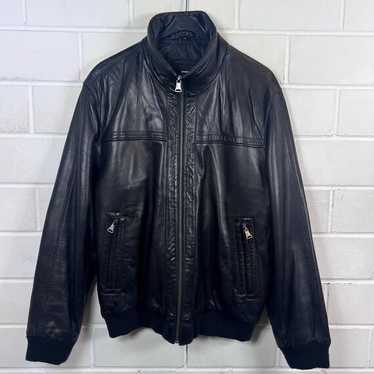 90's Vintage Pierre cardin ラムレザーダッドジャケット 90s Pierre Cardin ピエールカルダン ”rum skin” レザー