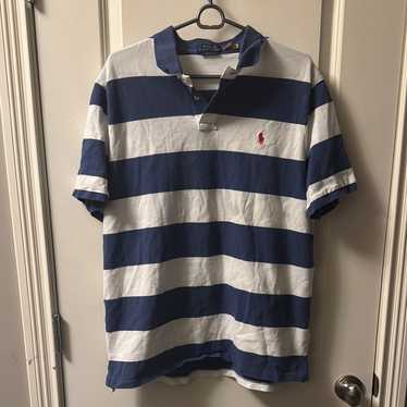 Polo By Ralph Lauren Classic Blue And White Strip… - image 1