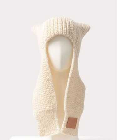 Vivienne Westwood 猫耳　キャップ Vivienne Westwood - 新品レアVivienneWestwood オーブ黒猫耳