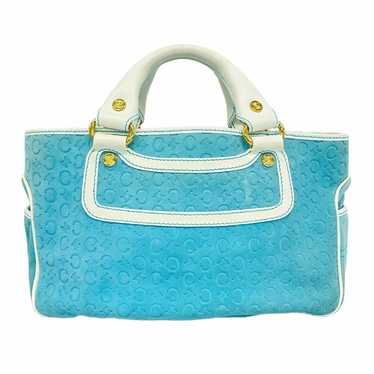 バッグ CELINE C MACADAM LEATHER BOOGIE HAND BAG Celine Boogie Bag In Pink & White Bundle - Purse Utopia