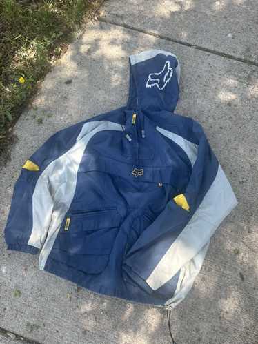 ジャケット・アウター FOXRACING Logo Embroidery Jersey Blouson Fox racing vintage jacket - Gem