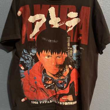 80s vintage Tシャツ AKIRA Lsize Rare Vintage 80s Akira 1988 Katsuhiro Otomo Cyberpunk Tetsuo