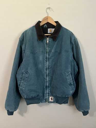 Carhartt Vintage Quilt Lined Santa Fe Western Black 80s 90s