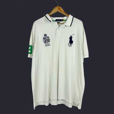 Polo Ralph Lauren Men's Polo shirt - White/Multi … - image 1