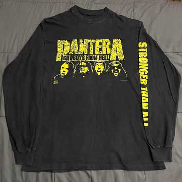 PANTERA \"COWBOYS FROM HELL TOUR\"ロンT ブラック PANTERA 