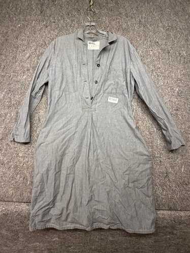 Margaret Howell｜DRESSES (MHL PULL ON SHIRT DRESS - GREY Cotton Pull On Shirt Dress – La Garçonne