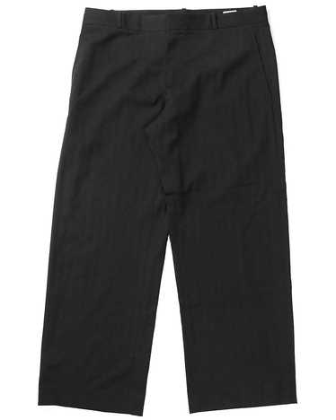 ANN DEMEULEMEESTER 2008SS 裾裏ストライプパンツ XS ANN DEMEULEMEESTER 2008SS 裾裏ストライプパンツ XS パンツ