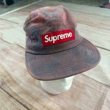 Supreme Marbled Camp Cap Red - SS16 - US