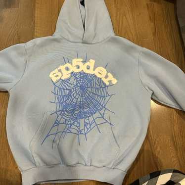 sp5der 水色 フーディー S Buy Sp5der Web Hoodie 'Sky Blue' - SP5 8D WEB HBB | GOAT