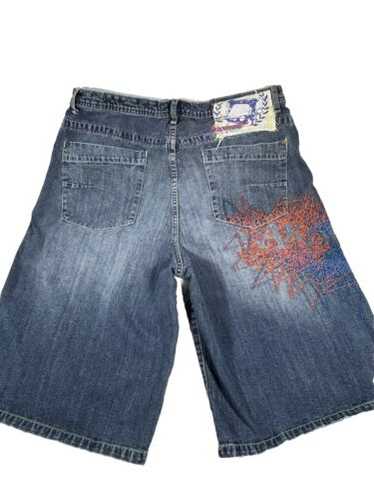 00s AKADEMIKS Denim Baggy Shorts ステッチ 刺繍 s-l1200.jpg