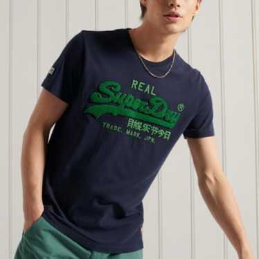 Superdry★クラシック グラフィック ロゴ☆Tシャツ SUPERDRY Vintage Logo Metallic T-Shirt | endource