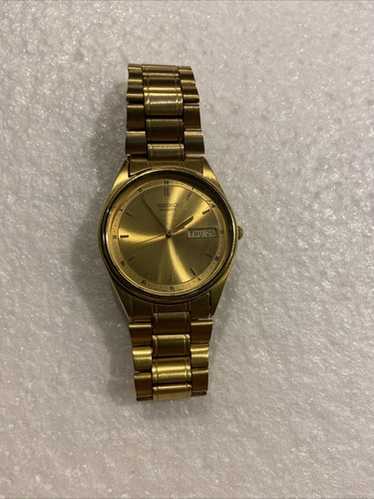 SEIKO セイコー 7N43-7A50 クォーツ 腕時計 Unisex Seiko Quartz Gold Watch (7N43-7A50) | eBay