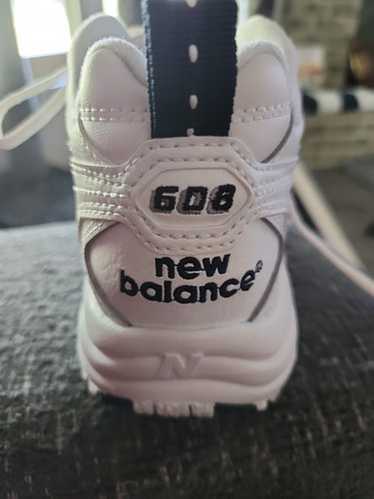 New Balance 608 ホワイトスニーカー ニューバランス NEW BALANCE 608 ホワイト ピンク 24.5cm - メルカリ
