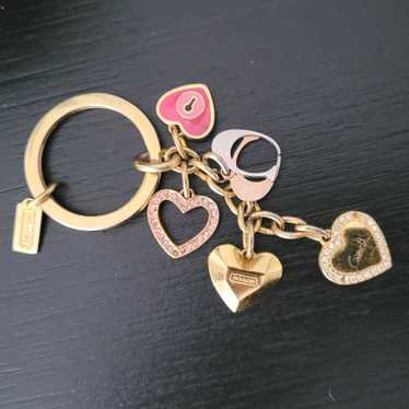 Coach heart keychain and - Gem