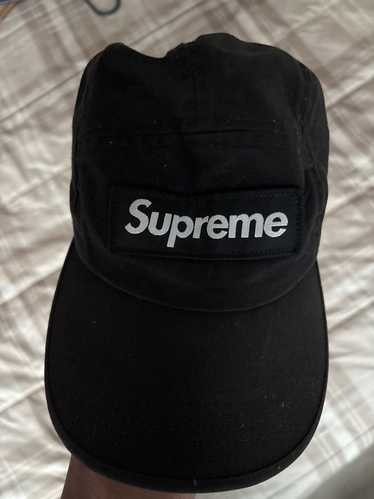 FW18 Supreme Military Camp Cap Hat Black Box logo | eBay
