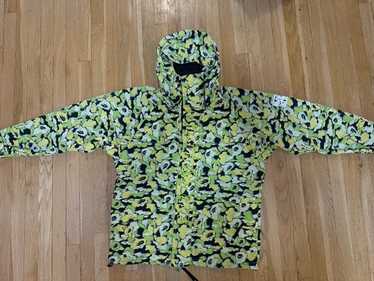 【A・BATHING APE】SNOWBOARD JACKET brown L Bape X Coach Snowboard Jacket Limited Edition Size XL With