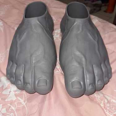 imran-potato-cavemanグレー DS Imran Potato x Crocs Caveman Slippers Grey Size Large 12