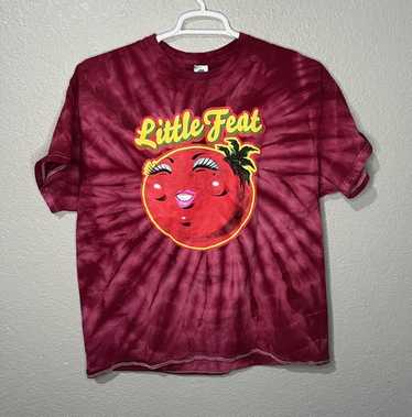 Little Feat \"Waiting for Columbus\" Ｔシャツ VTG Y2K Little Feat Waiting For Columbus Tie Dye Graphic