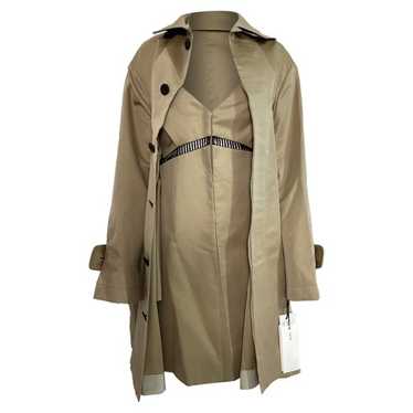 コート SACAI Dress insert trench coat Beige Sacai Dress Insert Trench Coat In Beige - 47% Off | Editorialist