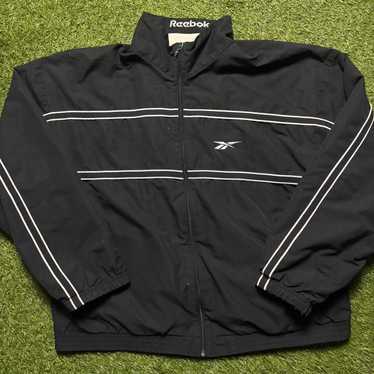 トップス 00s Reebok track jacket size L Vintage REEBOK Track Jacket Size L Authentic Big Logo Rare