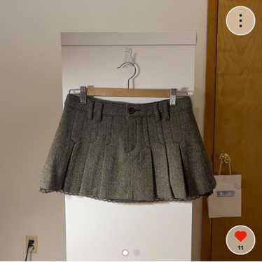 vintage miu miu 90s bright red a-line mini skirt | eBay