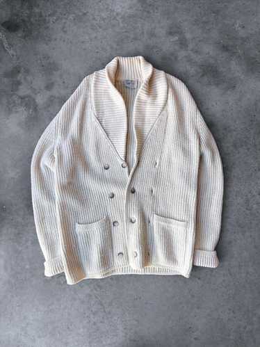 90s ビンテージ Yves Saint Laurentアイボリー カーディガン Vintage ysl cardigan - Gem