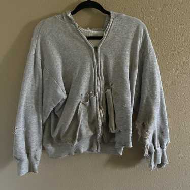 50s〜60s unknown zip スウェット 60s Healthknit 2 Tone Faded Zip Hood Sweatshirt