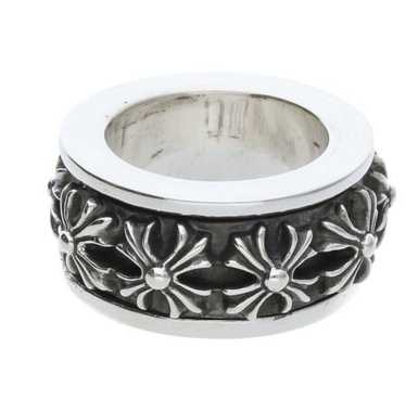 クロムハーツ　925 Silver Ring CHROME HEARTS クロムハーツ】 SBT Band Ring CH Plus SV925