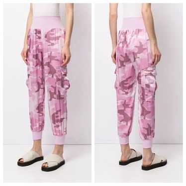 Pink satin jogger - Gem