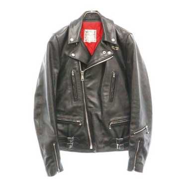 Lewis Leathers Black Horsehide 'Lightning' 391T Jacket