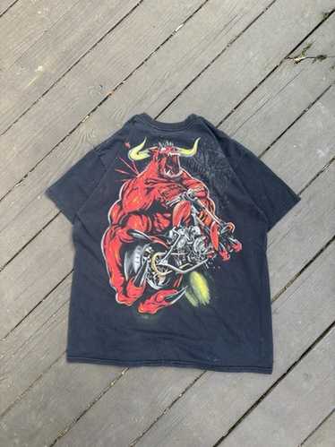 Vintage West Coast Choppers T Shirt Men's XL Jesse Who Red