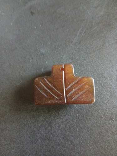 Chinese red jade pendant - Gem