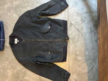 Giorgio Armani 　ジャケット 42 80's] OLD GIORGIO ARMANI 2 Tone Zip Up Cotton Blouson