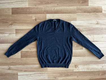 正規 DIOR HOMME 04AW VICTIM期 slash V-neck knit wool 100