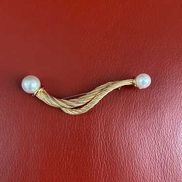 Christian dior vintage pearl brooch - Gem