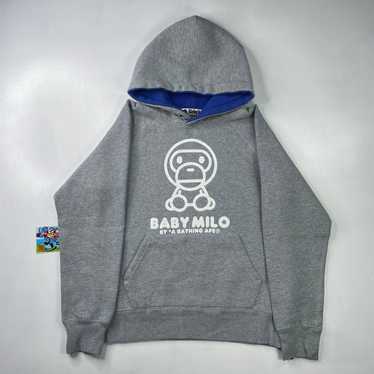 S] A Bathing Ape Bape x Mario Baby Milo Logo Crewneck