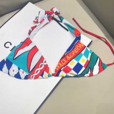 Dolce & Gabbana ビキニ XS 袖ありギャザーダルメシアンビキニ（水着）｜sugar nine