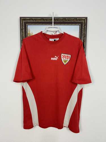 PUMA VfBシュツットガルト Stuttgart 長袖シャツ レッド 新品 VfB Stuttgart Training T-Shirt - Red/Black