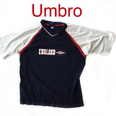 ウェア 90s~ old UMBRO ENGLAND T-shirt uniform England Adult M National Team Football Shirt 1990 1992 Umbro