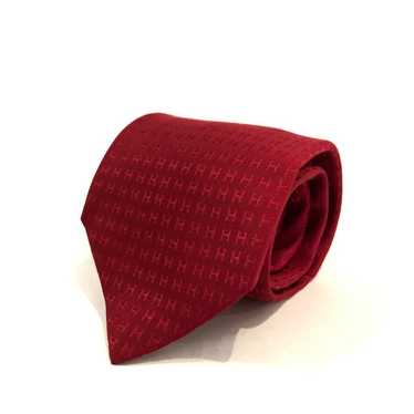 エルメス　CRAVATE FACONNEE TWIL FACONNEE Hermes Faconnee H Tie Blue – MAISON de LUXE